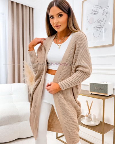Kardigan Paris beżowy SH59