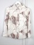 Elegancka wizytowa koszula damska bluzka klasyczna wzory ecru beż roz 36-48 Polska produkcja PREMIUM