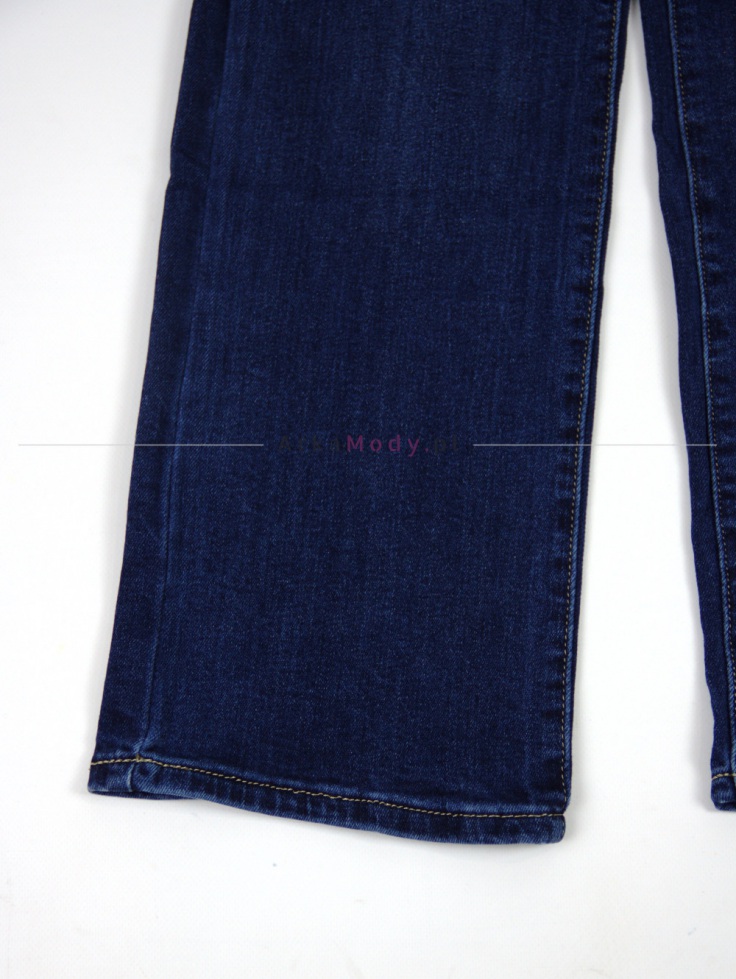 Spodnie damskie szwedy niebieskie jeans szeroka nogawka klasyka Produkt PREMIUM 3