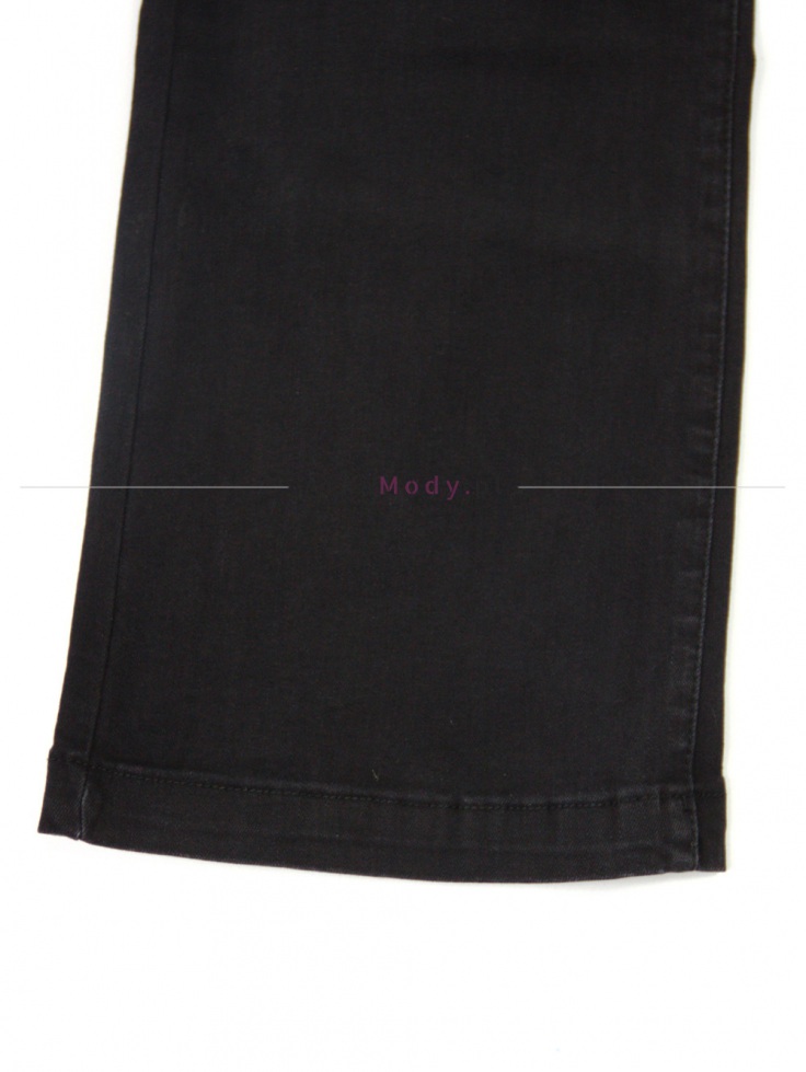 Spodnie damskie szwedy czarne jeans szeroka nogawka klasyka Produkt PREMIUM 8