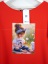 Bluzka damska czerwona Agnes dziewczynka z dmuchawcem Minouu Oversize krótki rękaw Polski produkt