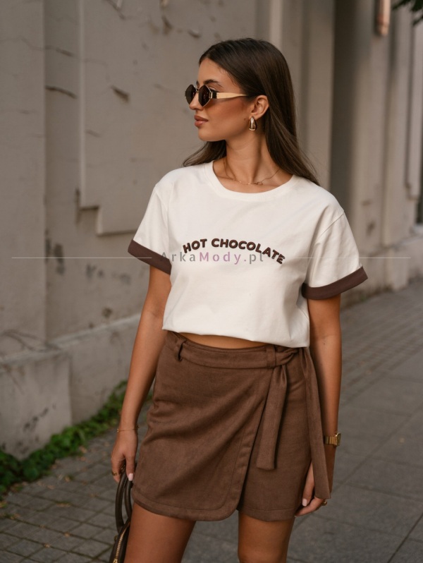 Bluzka HOT CHOCOLATE ecru Xana75