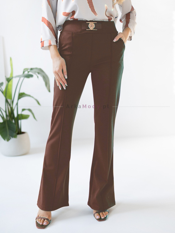 Spodnie Tiffani Mleczna Czekolada EMI24