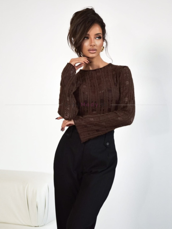 Bluzka Sweterkowa BRĄZ Xana129