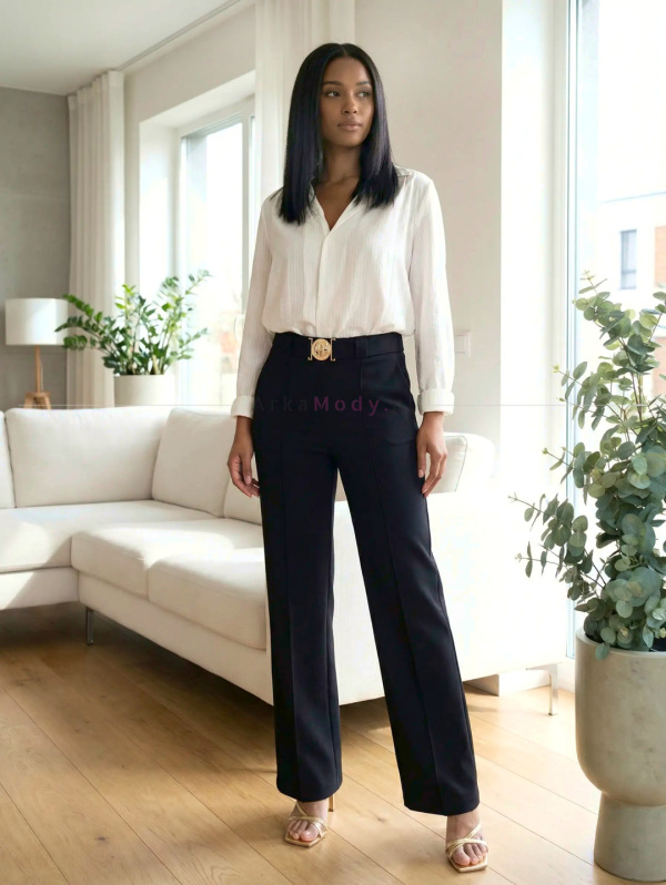 Spodnie Samanta czarne EMI26