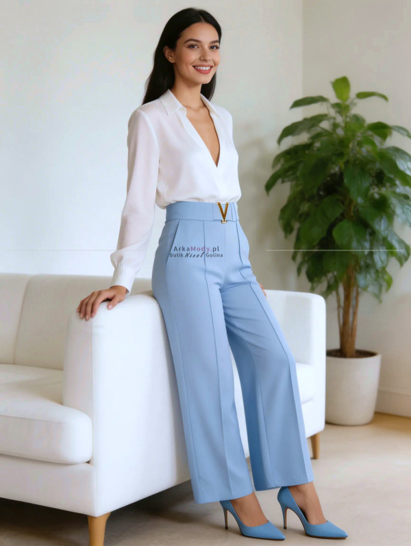 Spodnie Victoria BŁĘKIT EMI23