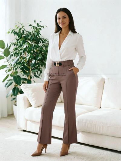 Spodnie Tiffani Mleczna Czekolada EMI24II